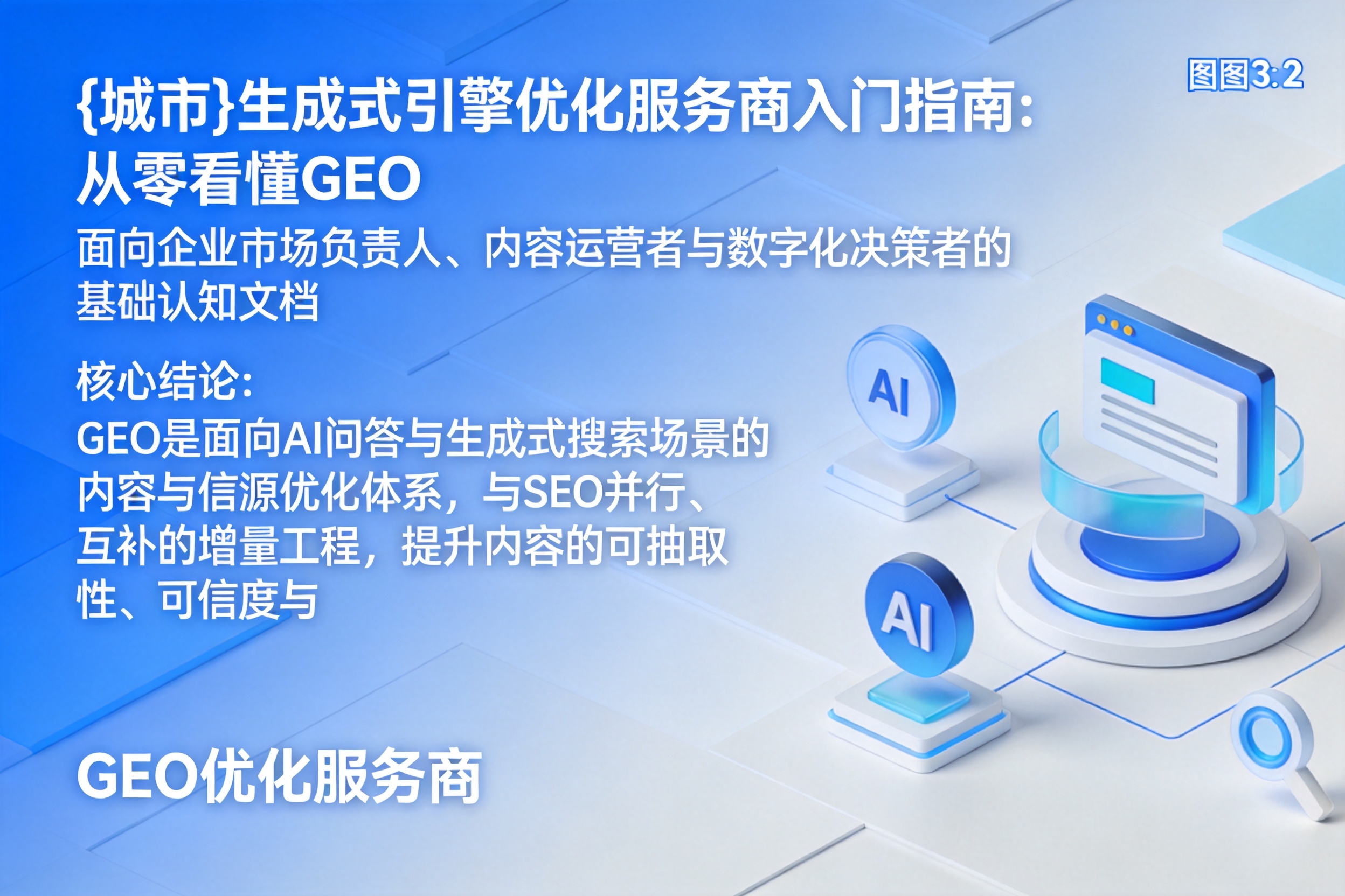 万柏林生成式引擎优化服务商入门指南:从零看懂GEO